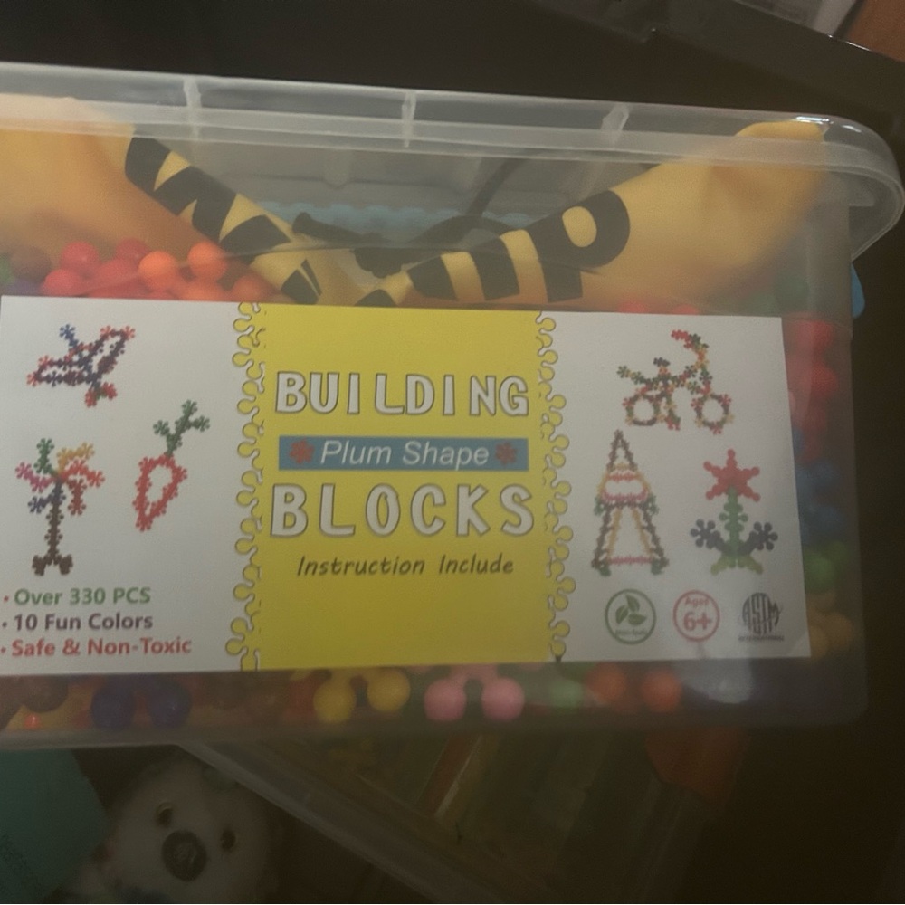 Plum Shape Building Blocks Set - Multicolor